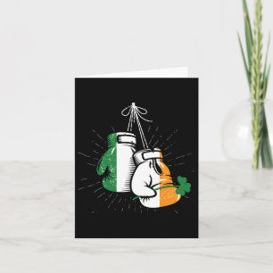Irland Flag Kleeblatt Irish Boxing Gloves - Boxer Karte
