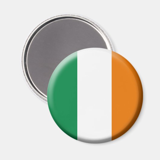 Irland Flag Magnet (Vorderseite/Rückseite)