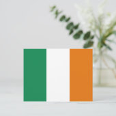 Irland Flag Postcard Postkarte (Stehend Vorderseite)