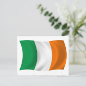 Irland Flag Postcard Postkarte (Stehend Vorderseite)