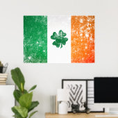 Irland Flag Poster (Heimbüro)