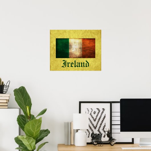 Irland Flag Poster (Heimbüro)