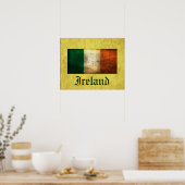 Irland Flag Poster (Küche)