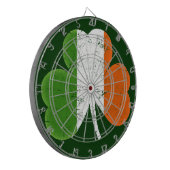 Irland Flag Shamrock Dartscheibe (Vorderseite Links)