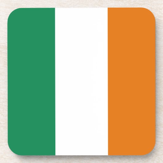 Irland Flag Untersetzer (Vorderseite)