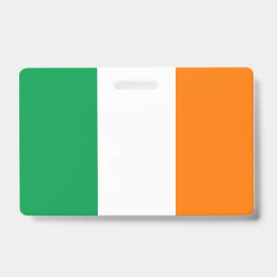 Irland-Flagge Ausweis