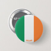 Irland Flagge Charming Patriotic Button (Vorne & Hinten)