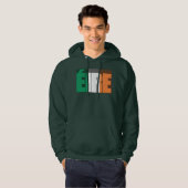 Irland Flagge Dublin St Patricks Day Hoodie (Vorne ganz)