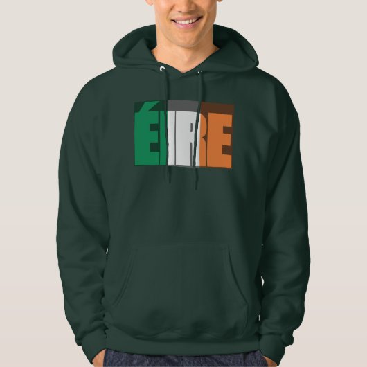 Irland Flagge Dublin St Patricks Day Hoodie (Vorderseite)