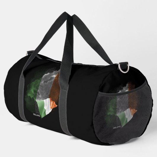 Irland Flagge Duffle Bag (Rechte Ecke)
