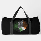 Irland Flagge Duffle Bag (Rückseite)