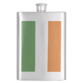 Irland-Flagge Flachmann (Vorderseite)
