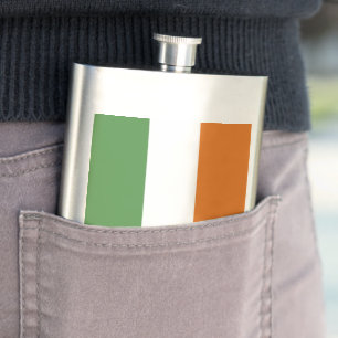 Irland-Flagge Flachmann
