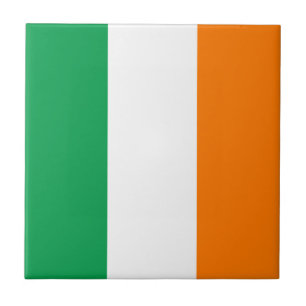 Irland-Flagge Fliese