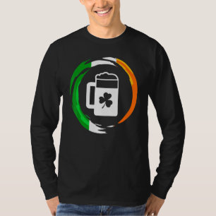 Irland Flagge Funny St Patrick's Day Beer Drinks T-Shirt