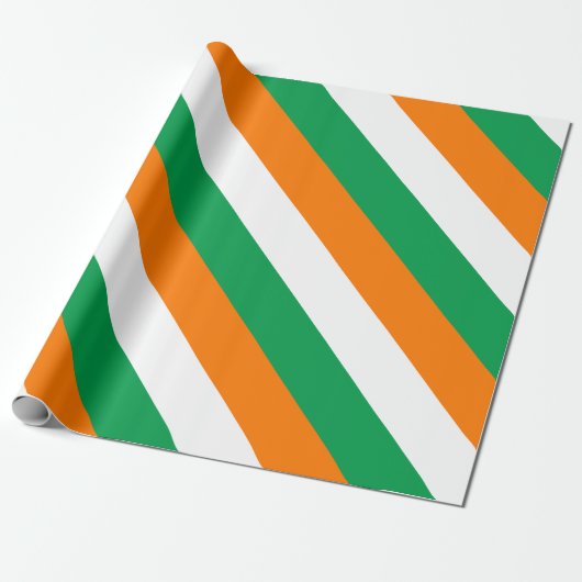 Irland-Flagge Geschenkpapier (Ungerollt)