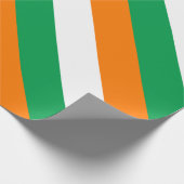 Irland-Flagge Geschenkpapier (Ecke)