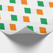 Irland-Flagge Geschenkpapier (Ecke)