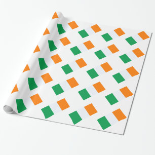 Irland-Flagge Geschenkpapier