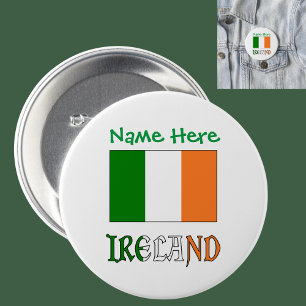 Irland Flagge Heritage-Button-Pin LGBTQ Personalis Button