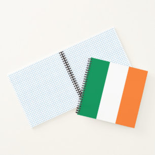 Irland Flagge: Irisches Banner, Freies UK Notizblock