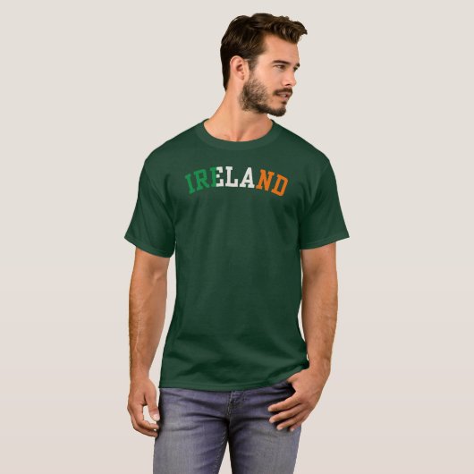 Irland Flagge Irish Pride St Patricks Day Green T-Shirt (Vorne ganz)
