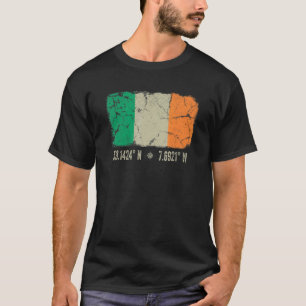 Irland Flagge koordiniert Männer Frauen Irisches E T-Shirt