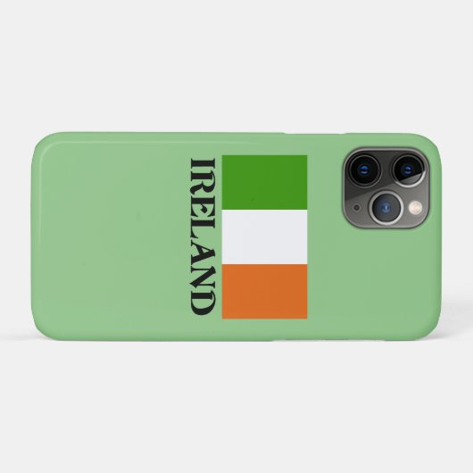 Irland-Flagge, mit Case-Mate iPhone Hülle (Rückseite (Horizontal))