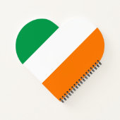 Irland Flagge Notizblock (Rückseite)