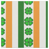 Irland-Flagge/Orange, weißes und Grünes, Stoff (Nahaufnahme)