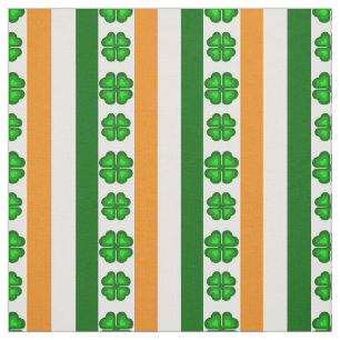 Irland-Flagge/Orange, weißes und Grünes, Stoff