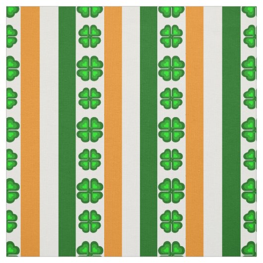 Irland-Flagge/Orange, weißes und Grünes, Stoff (Muster)