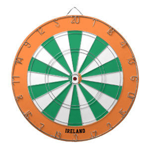 Irland-Flagge Patriot's Bullseye Dartscheibe