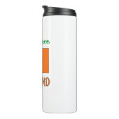 Irland Flagge Personalisiert Thermosbecher (Nach rechts gedreht)