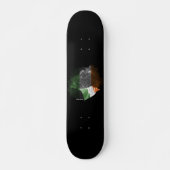 Irland Flagge Skateboard (Vorne)