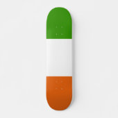 Irland-Flagge Skateboard (Vorne)