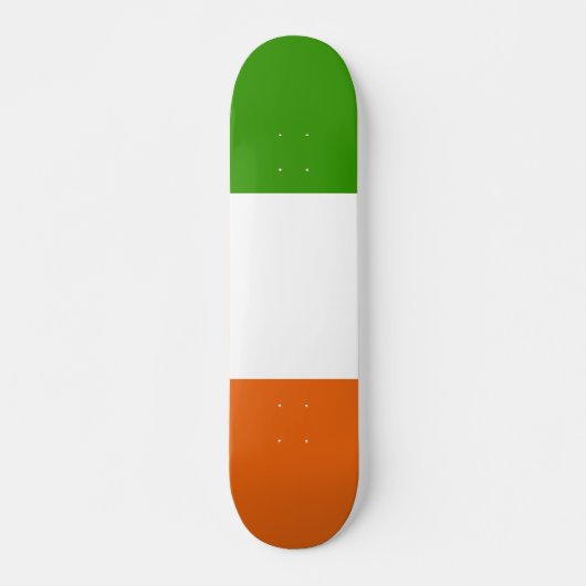 Irland-Flagge Skateboard (Vorne)