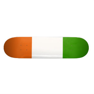 Irland-Flagge Skateboard