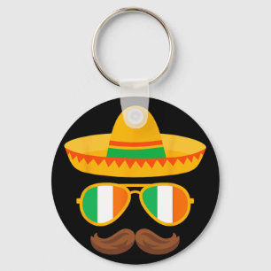 Irland Flagge Sungles Irischer Cinco De Mayo Mexik Schlüsselanhänger
