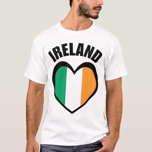 Irland-Flagge T-Shirt (Vorderseite)