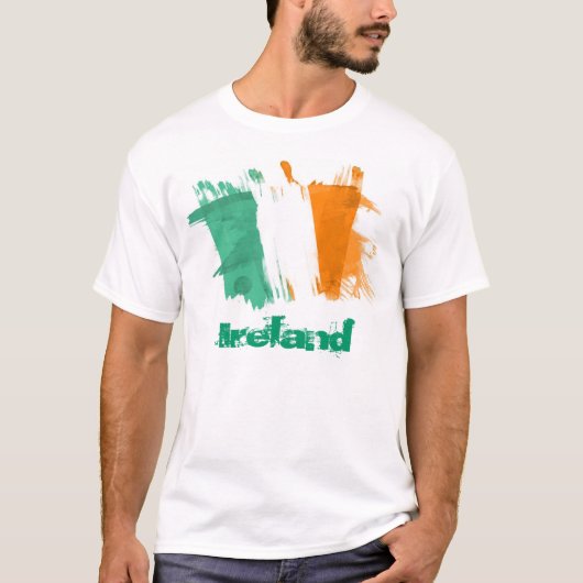Irland-Flagge T-Shirt (Vorderseite)