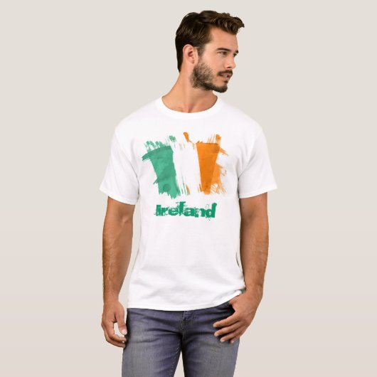 Irland-Flagge T-Shirt (Vorne ganz)