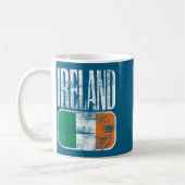 Irland-Flagge-Unterstützung Kaffeetasse (Links)