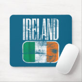 Irland-Flagge Unterstützung  Mousepad (Mit Mouse)