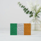 Irland-Flagge Visitenkarte (Stehend Vorderseite)