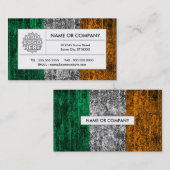 Irland-Flagge Visitenkarte (Vorne/Hinten)