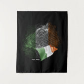 Irland-Flagge Wandteppich (Vorderseite)