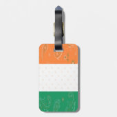 Irland-Flaggen-Gepäckanhänger Gepäckanhänger (Rückseite vertikal)