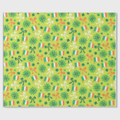 Irland Flaggen Geschenkpapier (Flach)