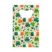 Irland Flaggen Irish Kleeblatt Celtic St Patricks  Geldbeutel Flaschenöffner (Rückseite)